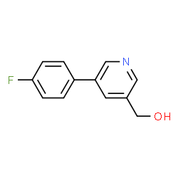 ChemSpider 2D Image | 5-(4-Fluorophenyl)-3-pyridinemethanol | C12H10FNO