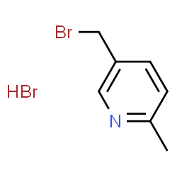ChemSpider 2D Image | 5-(bromomethyl)-2-methylpyridine hydrobromide | C7H9Br2N