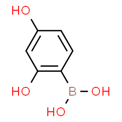 ChemSpider 2D Image | (2,4-Dihydroxyphenyl)boronic acid | C6H7BO4