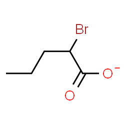 ChemSpider 2D Image | 2-Bromopentanoate | C5H8BrO2