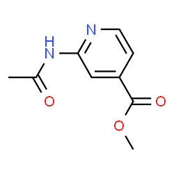 ChemSpider 2D Image | Methyl 2-acetamidoisonicotinate | C9H10N2O3