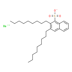 ChemSpider 2D Image | NAPHTHALENESULFONIC ACID, DINONYL-, BARIUM SALT | C28H43BaO3S