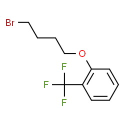ChemSpider 2D Image | 1-(4-Bromobutoxy)-2-(trifluoromethyl)benzene | C11H12BrF3O