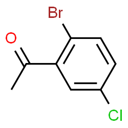 ChemSpider 2D Image | 1-(2-Bromo-5-chlorophenyl)ethanone | C8H6BrClO