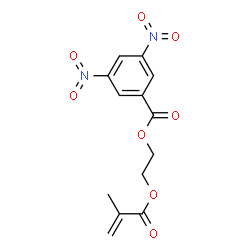 ChemSpider 2D Image | 2-(Methacryloyloxy)ethyl 3,5-dinitrobenzoate | C13H12N2O8