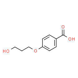 ChemSpider 2D Image | 4-(3-Hydroxypropoxy)benzoic acid | C10H12O4