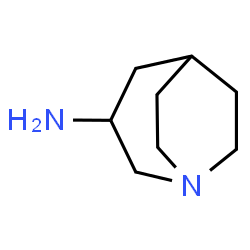 ChemSpider 2D Image | 1-Azabicyclo[3.2.2]nonan-3-amine | C8H16N2