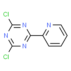 ChemSpider 2D Image | 2,4-Dichloro-6-(2-pyridinyl)-1,3,5-triazine | C8H4Cl2N4