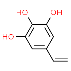 ChemSpider 2D Image | 5-Vinyl-1,2,3-benzenetriol | C8H8O3