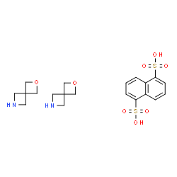 ChemSpider 2D Image | 1,5-Naphthalenedisulfonic acid - 2-oxa-6-azaspiro[3.3]heptane (1:2) | C20H26N2O8S2