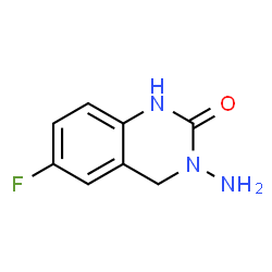 ChemSpider 2D Image | 3-Amino-6-fluoro-3,4-dihydro-2(1H)-quinazolinone | C8H8FN3O