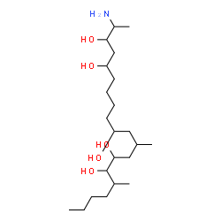 ChemSpider 2D Image | 2-Amino-12,16-dimethyl-3,5,10,14,15-icosanepentol | C22H47NO5