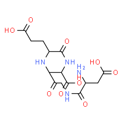 ChemSpider 2D Image | asp-gly-glu-ala | C14H22N4O9