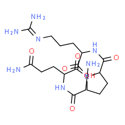 ChemSpider 2D Image | Gly-gln-pro-arg | C18H32N8O6