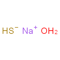 ChemSpider 2D Image | Sodium hydrosulfide hydrate (1:1:1) | H3NaOS