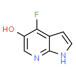 ChemSpider 2D Image | 4-Fluoro-5-hydroxy-7-azaindole | C7H5FN2O
