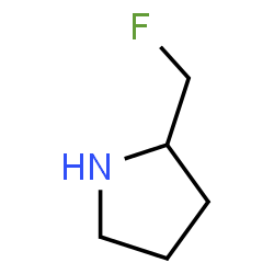 ChemSpider 2D Image | 2-(Fluoromethyl)pyrrolidine | C5H10FN