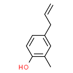 ChemSpider 2D Image | 4-Allyl-2-methylphenol | C10H12O