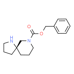 ChemSpider 2D Image | Benzyl (5S)-1,7-diazaspiro[4.5]decane-7-carboxylate | C16H22N2O2