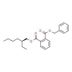 ChemSpider 2D Image | Benzyl (2S)-2-ethylhexyl phthalate | C23H28O4