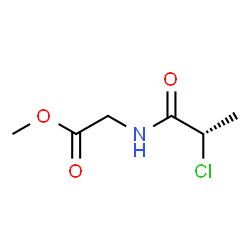 ChemSpider 2D Image | Methyl N-[(2S)-2-chloropropanoyl]glycinate | C6H10ClNO3