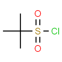 ChemSpider 2D Image | 2-Methyl-2-propanesulfonyl chloride | C4H9ClO2S