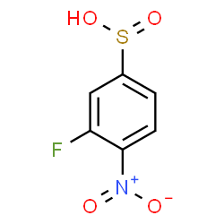 ChemSpider 2D Image | 3-Fluoro-4-nitrobenzenesulfinic acid | C6H4FNO4S