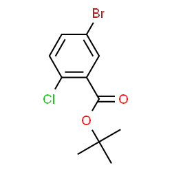 ChemSpider 2D Image | tert-Butyl 5-bromo-2-chlorobenzoate | C11H12BrClO2