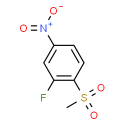 ChemSpider 2D Image | 2-Fluoro-4-nitrophenyl methyl sulfone | C7H6FNO4S