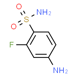 ChemSpider 2D Image | 4-Amino-2-fluorobenzenesulfonamide | C6H7FN2O2S