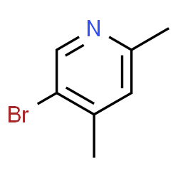 ChemSpider 2D Image | 5-Bromo-2,4-dimethylpyridine | C7H8BrN