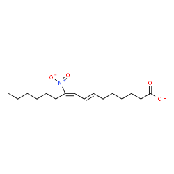 ChemSpider 2D Image | (7E,9E)-10-Nitro-7,9-hexadecadienoic acid | C16H27NO4