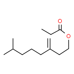 ChemSpider 2D Image | 7-Methyl-3-methyleneoctyl propionate | C13H24O2