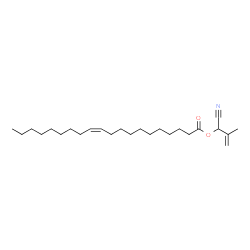 ChemSpider 2D Image | 1-Cyano-2-methyl-2-propen-1-yl (11Z)-11-icosenoate | C25H43NO2