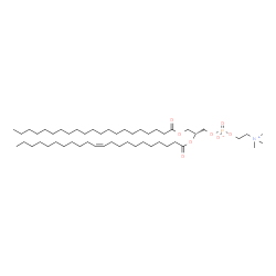 ChemSpider 2D Image | (2R)-2-[(11Z)-11-Docosenoyloxy]-3-(henicosanoyloxy)propyl 2-(trimethylammonio)ethyl phosphate | C51H100NO8P