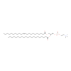 ChemSpider 2D Image | (2R)-3-[(11Z)-11-Docosenoyloxy]-2-(henicosanoyloxy)propyl 2-(trimethylammonio)ethyl phosphate | C51H100NO8P