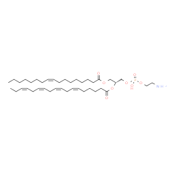 ChemSpider 2D Image | (8Z,20R)-26-Amino-23-hydroxy-23-oxido-17-oxo-18,22,24-trioxa-23lambda~5~-phosphahexacos-8-en-20-yl (6Z,9Z,12Z,15Z)-6,9,12,15-octadecatetraenoate | C40H70NO8P