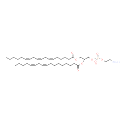 ChemSpider 2D Image | (2R)-3-{[(2-Aminoethoxy)(hydroxy)phosphoryl]oxy}-2-[(9Z,12Z)-9,12-heptadecadienoyloxy]propyl (6Z,9Z,12Z)-6,9,12-octadecatrienoate | C40H70NO8P
