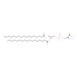 ChemSpider 2D Image | O-{[(2R)-2,3-Bis(heptadecanoyloxy)propoxy](hydroxy)phosphoryl}-L-serine | C40H78NO10P