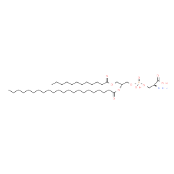 ChemSpider 2D Image | O-{[(2R)-2-(Docosanoyloxy)-3-(dodecanoyloxy)propoxy](hydroxy)phosphoryl}-L-serine | C40H78NO10P