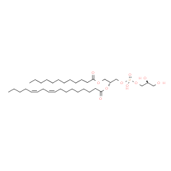 ChemSpider 2D Image | (15R,21S)-18,21,22-Trihydroxy-18-oxido-12-oxo-13,17,19-trioxa-18lambda~5~-phosphadocosan-15-yl (9Z,12Z)-9,12-heptadecadienoate | C35H65O10P