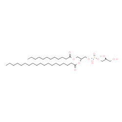 ChemSpider 2D Image | (15R,21S)-18,21,22-Trihydroxy-18-oxido-12-oxo-13,17,19-trioxa-18lambda~5~-phosphadocosan-15-yl nonadecanoate | C37H73O10P
