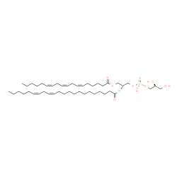 ChemSpider 2D Image | (6Z,9Z,12Z,21R,27S)-24,27,28-Trihydroxy-24-oxido-18-oxo-19,23,25-trioxa-24lambda~5~-phosphaoctacosa-6,9,12-trien-21-yl (13Z,16Z)-13,16-docosadienoate | C46H81O10P