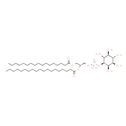 ChemSpider 2D Image | (2R)-1-(Heptadecanoyloxy)-3-[(hydroxy{[(1S,2R,3R,4S,5S,6R)-2,3,4,5,6-pentahydroxycyclohexyl]oxy}phosphoryl)oxy]-2-propanyl nonadecanoate | C45H87O13P
