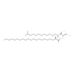 ChemSpider 2D Image | (2R)-2-Hydroxy-N-[(2S,3S,4R)-1,3,4-trihydroxy-15-methyl-2-hexadecanyl]henicosanamide | C38H77NO5