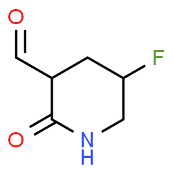 ChemSpider 2D Image | 5-Fluoro-2-oxo-3-piperidinecarbaldehyde | C6H8FNO2