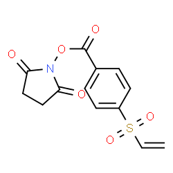ChemSpider 2D Image | 2,5-Dioxopyrrolidin-1-yl 4-(vinylsulfonyl)benzoate | C13H11NO6S