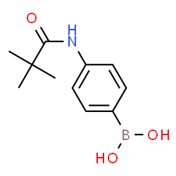 ChemSpider 2D Image | (4-Pivalamidophenyl)boronic acid | C11H16BNO3
