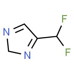 ChemSpider 2D Image | 4-(Difluoromethyl)-2H-imidazole | C4H4F2N2