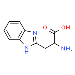 ChemSpider 2D Image | 3-(1H-Benzimidazol-2-yl)alanine | C10H11N3O2
